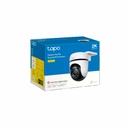 TP-LINK TAPO C510W - Cámara IP WiFi motorizada para exterior de 3 MP, lente 3.9 mm, iluminadores IR 30 m, micrófono y bocina integrados