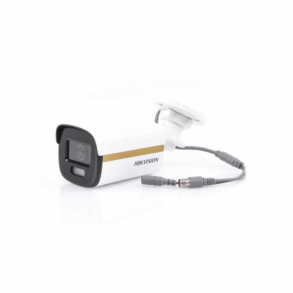Bala TURBOHD 4K/ Imagen a color 24/7 Lente 3.6 mm / METAL / Luz Blanca 40 mts / Exterior IP67 / WDR 130 dB