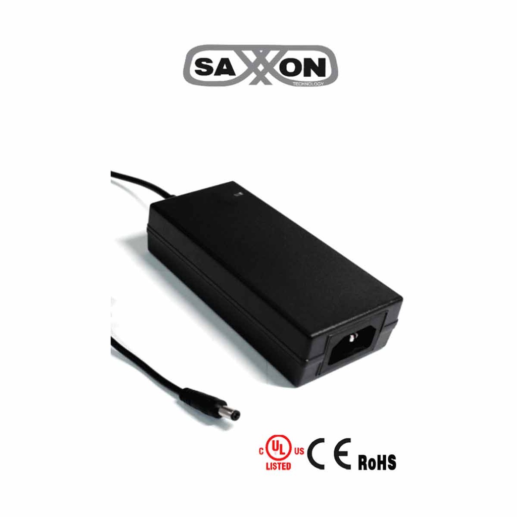 SAXXON PSU1205D - Fuente de Poder Regulada de 12 Vcc a 5 Amperes