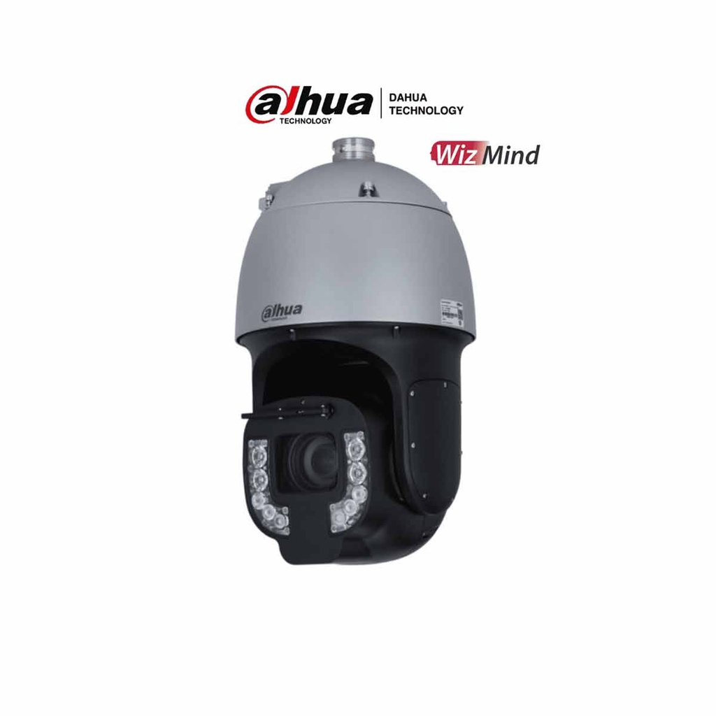 DAHUA DH-SD8C440FD-HNF - Camara PTZ de 4 Megapixeles/ 40x de Zoom Optico/ WizMind/ Fusión de Luz Dual/ 80 Metros de Luz Blanca y 250 Metros de IR/ Sensor STARVIS CMS Dual de 1/1.8/ Reconocimiento Facial/ IVS/ Autotracking/Hi-PoE