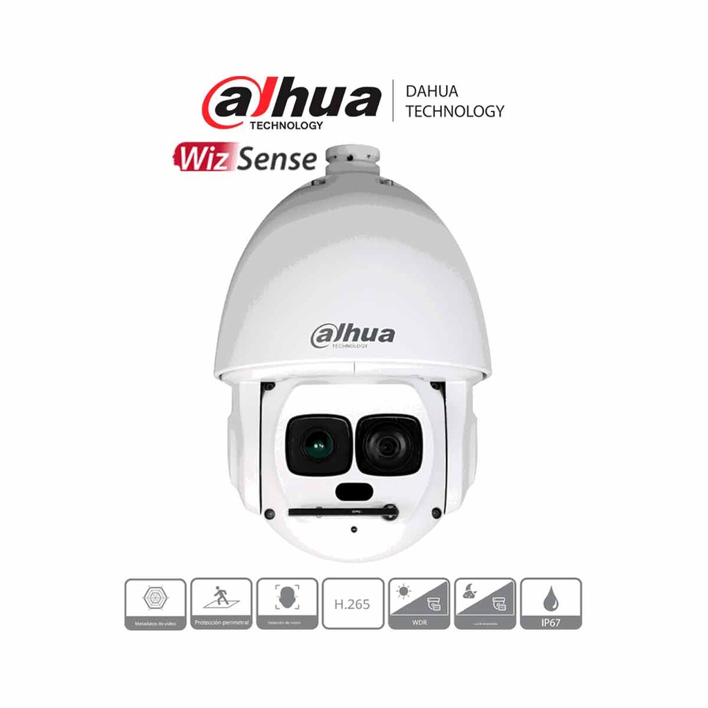 DAHUA DH-SD6AL245XAN-HNR - Camara IP PTZ Laser de 2 Megapíxeles