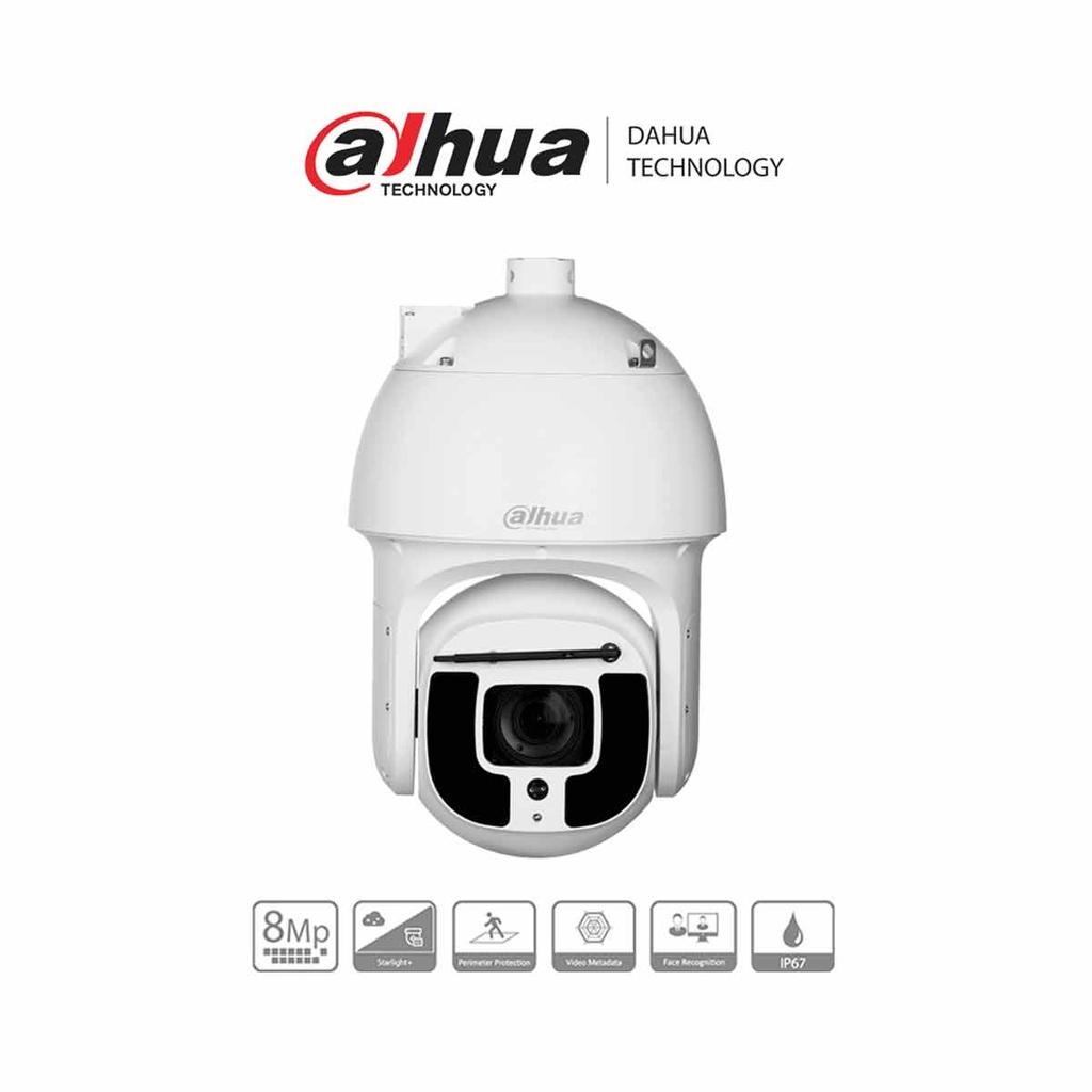 DAHUA DH-SD8A840N-HNF-PA - Camara IP PTZ de 8 Megapixeles/ WizMind/ 40x de Zoom Optico
