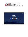 DAHUA DHI-LCH65-MC410-B - Pantalla Interactiva 4k/UHD/ 65 Pulgadas/ Touch/ Android