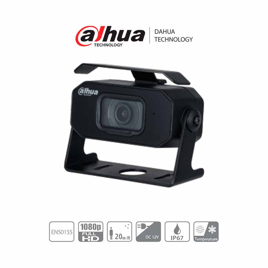 DAHUA HMW3200(2.1mm) - Cámara Cubo para DVR Móvil de 2 Megapixeles/ Lente de 2.1 mm