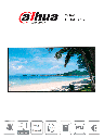 DAHUA LM55S400 - Pantalla 4K 55 pulgadas / Profesional para CCTV / Ultra  HD / Panel nivel industrial / 27 / 4 / Brillo 450 NITS / 6MS / Carcasa de metal