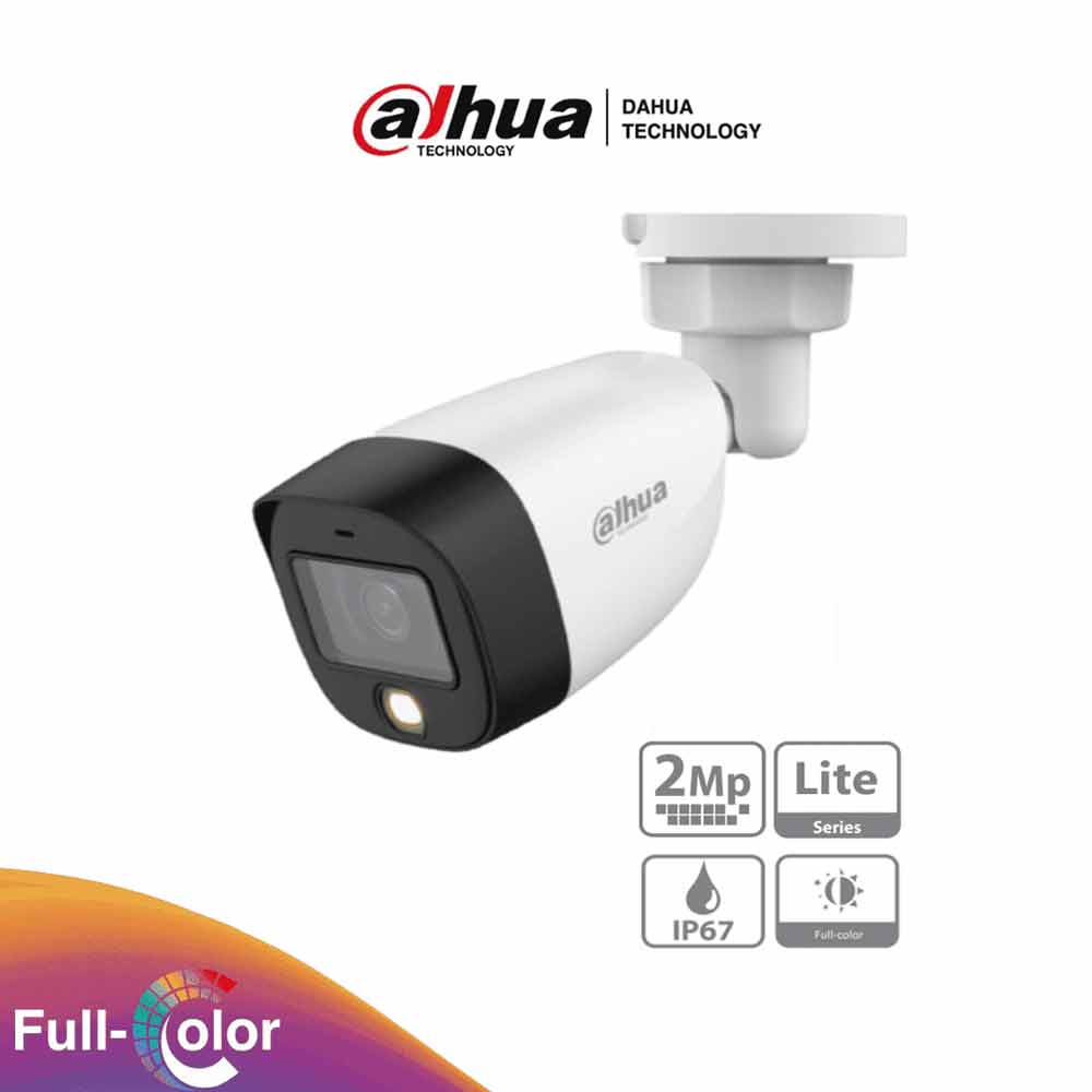 DAHUA HAC-HFW1209C-LED - Cámara Bullet Full Color 1080p/ Lente de 2.8 mm