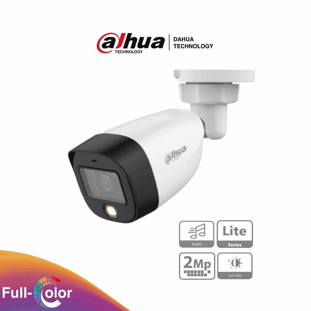 DAHUA HAC-HFW1209CN-A-LED - Cámara Bullet Full Color 1080p/ Lente de 2.8 mm