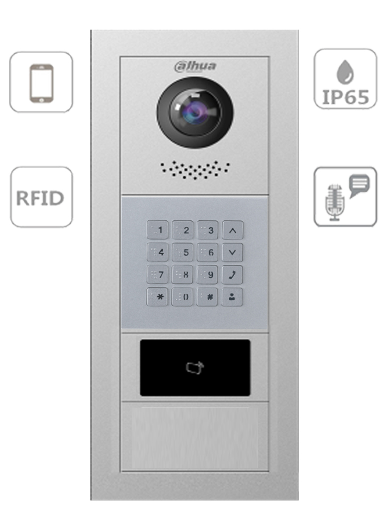 DAHUA VTO4202FX SERIES - Frente de Calle Modular para Departamentos y/o Fraccionamientos