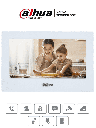 DAHUA VTH2621GW-P - Monitor IP Touch de 7 Pulgadas/ Serie Lite/ Blanco/ Poe Estandar