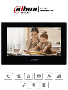DAHUA VTH2621G-P - Monitor IP Touch de 7 Pulgadas/ Serie Lite/ Negro/ Poe Estándar