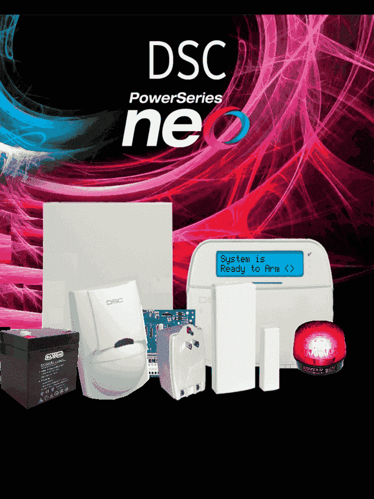DSC SEEDPACK- Paquete para desarrollo   instaladores  de alarmas serie NEO con 32 Zonas Inalámbricas 