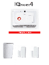 QOLSYS IQ4 PACK - Paquete de Alarma IQPanel4 de Qolsys incluye Panel Autocontenido