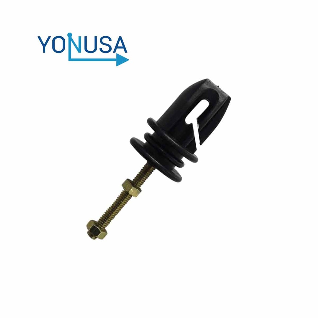 YONUSA AP401 - Aislador 3 en 1 realiza función de aislador Paso, esquina y tensor para cercos electricos