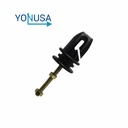 YONUSA AP401 - Aislador 3 en 1 realiza función de aislador Paso, esquina y tensor para cercos electricos
