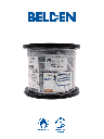 BELDEN 24120081000/UTP 100% cobre / Cat 6+ / IBDN / GIGAFLEX 2412 CMR / Color gris / Bobina de 305 Mts (1005788)