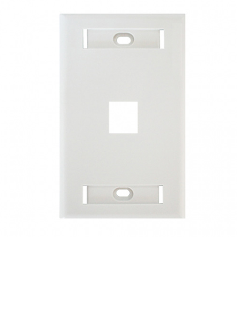 BELDEN AX102660 - Faceplate / Placa frontal / 1 Ventana / Color blanco / KEYCONNECT (1005061)