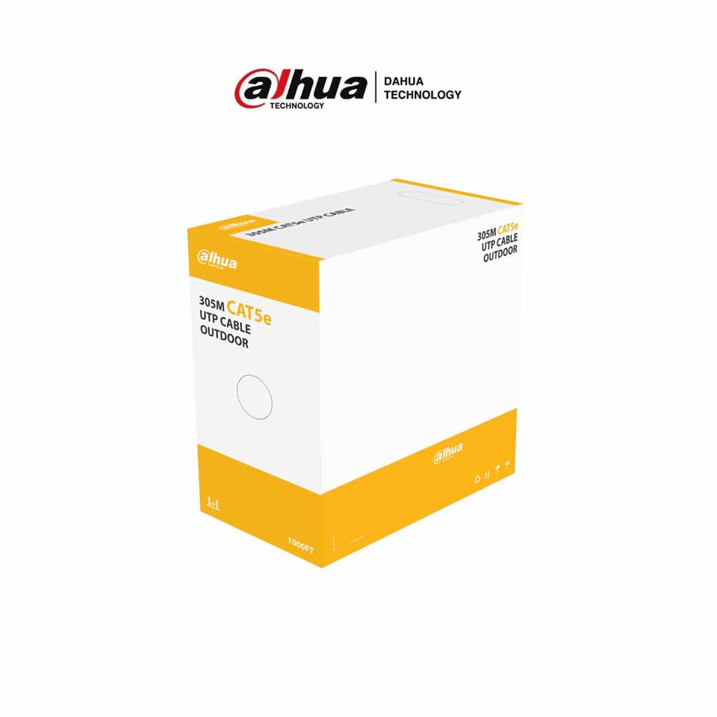 DAHUA DH-PFM920-5EU - Bobina de Cable UTP para Exterior Cat5e/  100% Cobre/ 305 m