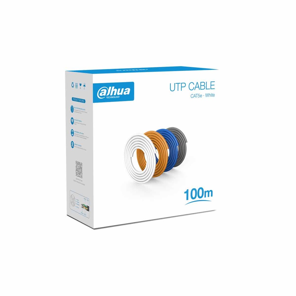 DAHUA PFM920I-5EU-U-100 - Bobina de 100 Mts de Cable UTP Cat5e