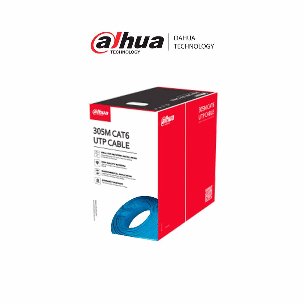 DAHUA PFM920I-6UN-C - Bobina de Cable UTP 100% Cobre