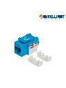 INTELLINET 210546 - Jack CAT 5e / De impacto 110 / Keystone / Color azul (1005512)