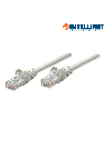 INTELLINET 319768 - Cable patch / 3.0 metros (10.0f) / Cat 5e / UTP Gris / Patch cord