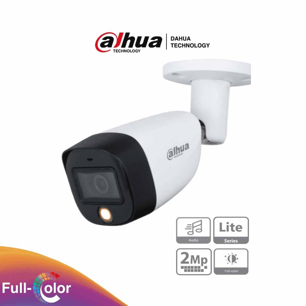 DAHUA HAC-HFW1209CMN-A-LED - Camara Bullet Full Color 1080p/ Lente de 2.8 mm