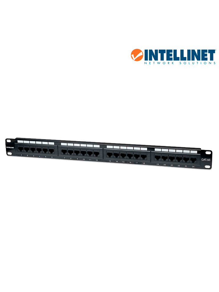 INTELLINET 513555 - Panel de Parcheo Cat5e 24 puertos, UTP, 1UR (1004917)