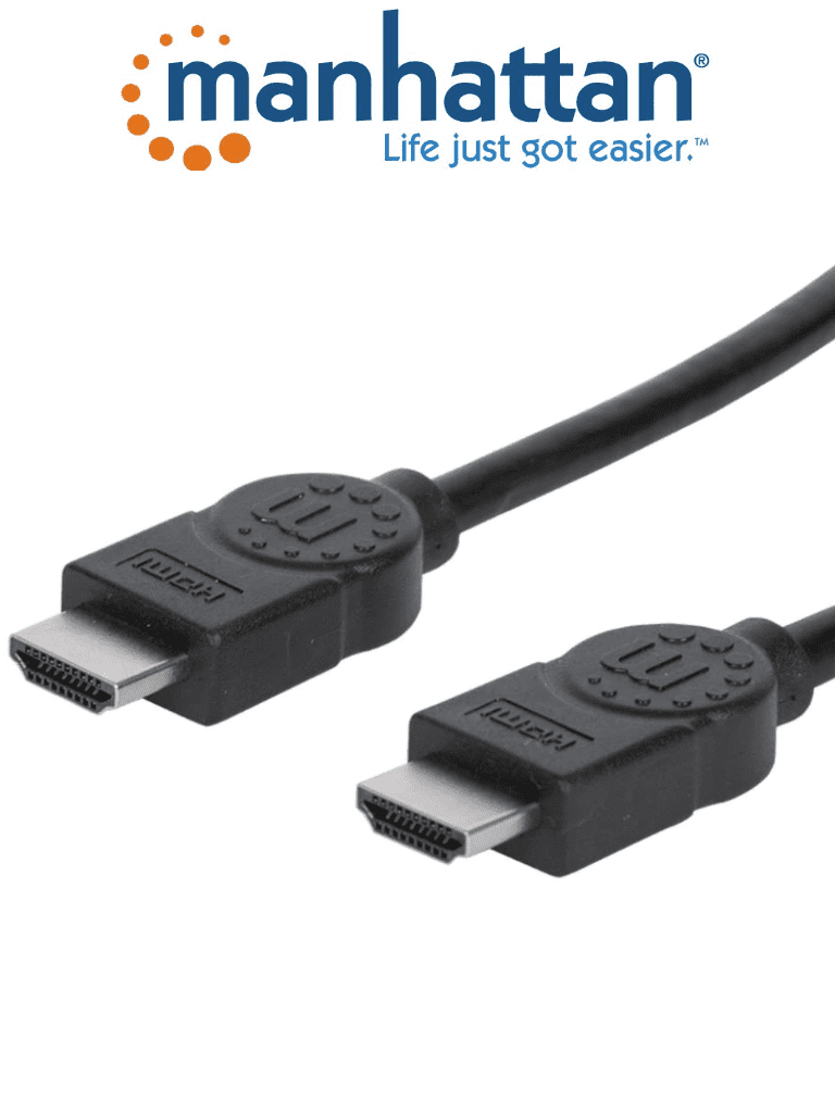 MANHATTAN 323215- Cable HDMI de Alta Velocidad de 2 Metros (1007589)
