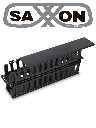 SAXXON J60610 - Organizador de cable horizontal para rack / Doble lado / Plastico / 2U