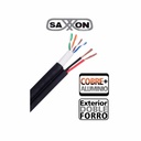 SAXXON OUTP5ECCAEXT2E - Bobina de Cable UTP Cat5e Siames/ 305 Metros/  Exterior/ CCA