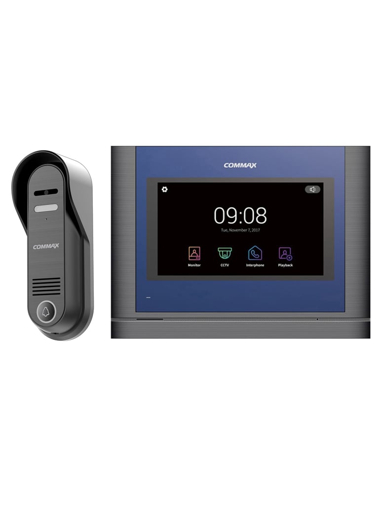 COMMAX CDV704MAPAK - Videoportero residencial con frente de calle cámara pinhole de 1Mp 