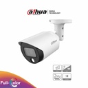 DAHUA HAC-HFW1239T-A-LED - Camara Bullet Full Color de 2 Megapixeles/ 1080p/ Microfono Integrado/ Lente de 3.6mm/ Metalica/ WDR Real de 130 dB/ Leds para 20 mts/ IP67/ Starlight