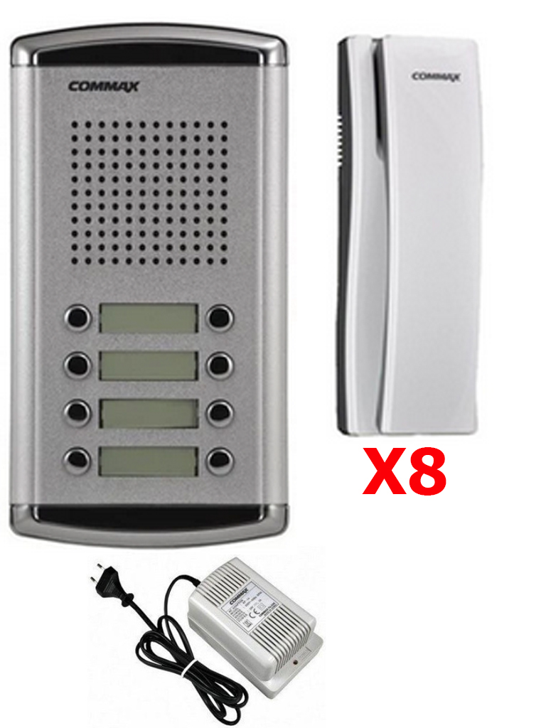 COMMAX DR8AMAP - Kit de frente de calle de audio DR8AM 