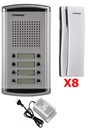 COMMAX DR8AMAP - Kit de frente de calle de audio DR8AM 