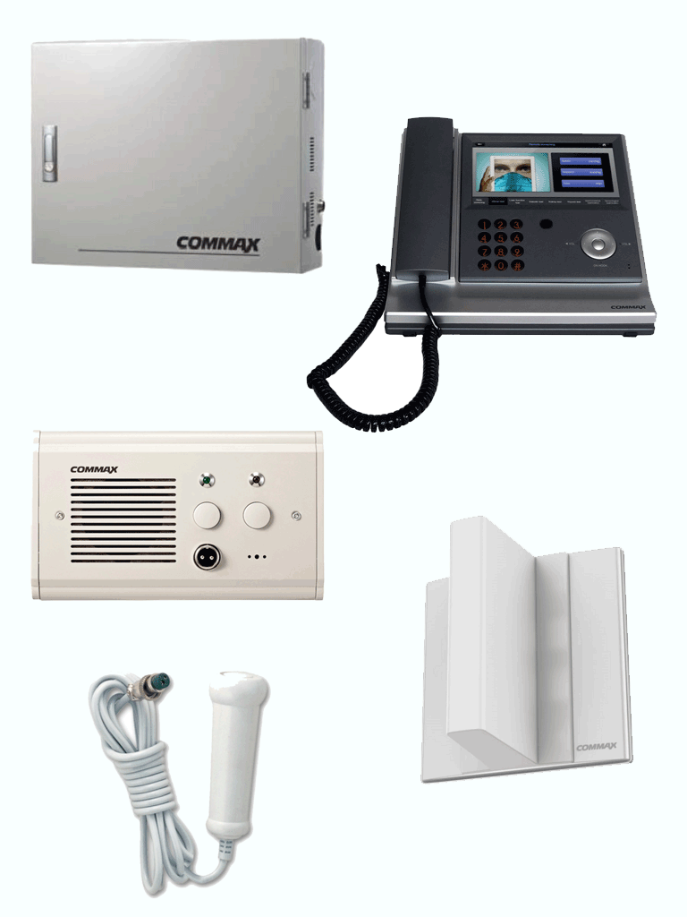COMMAX ENFERMERIAPACK10 - Paquete de solución de enfermería para 10 habitaciones de Hospital