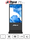 DAHUA LDV55-SAI400K  Pantalla de Publicidad Digital (Totem)/ Montaje en Piso/ Pantalla 4K de 55 Pulgadas/ Brillo de 320Nits/Diseño de grado industrial/Carcasa Metálica/Cristal Templado de 3mm
