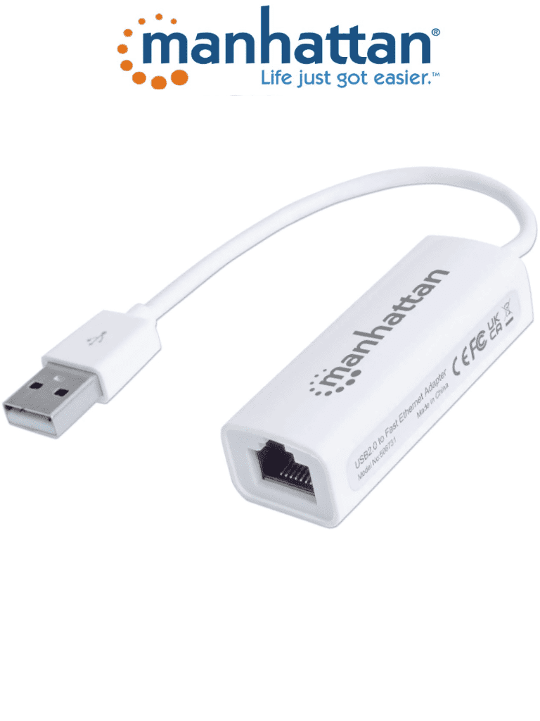MANHATTAN 506731 - Adaptador Fast Ethernet USB de Alta Velocidad 2.0 Sku: 1007542