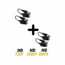 UTEPO UTP101PHD404 - Paquete de 4 pares de transceptores pasivo/ Push 
