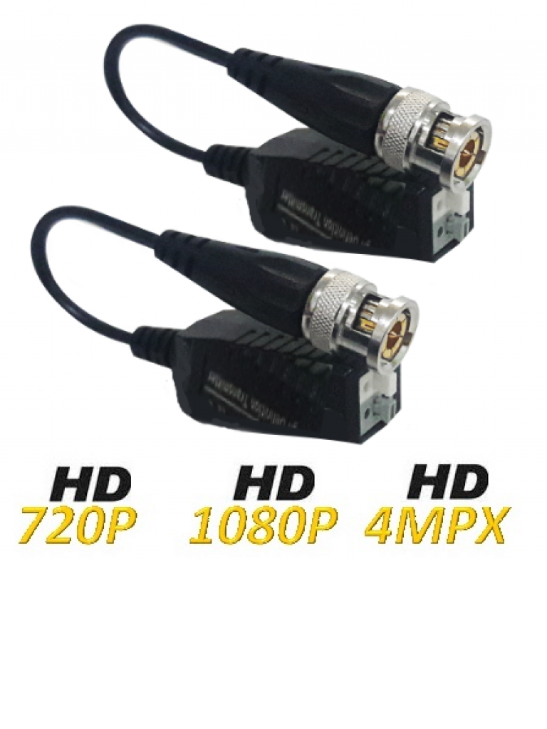 UTEPO UTP101PHD450 - Paquete de 50 Pares de Transceptores Pasivos (Video Baluns)/ 4 Megapíxeles 