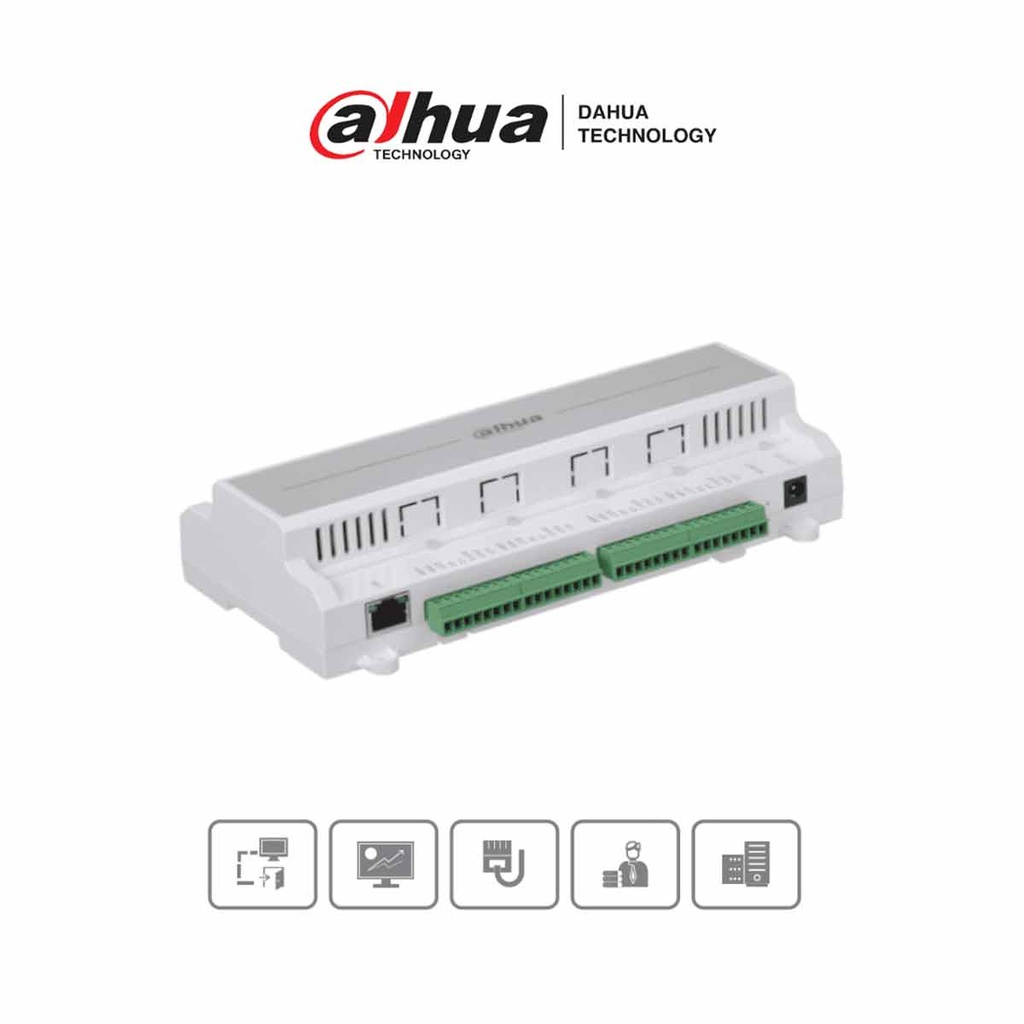 DAHUA ASC1202B-D - Panel de Control de Acceso para 2 Puertas y 4 Lectoras