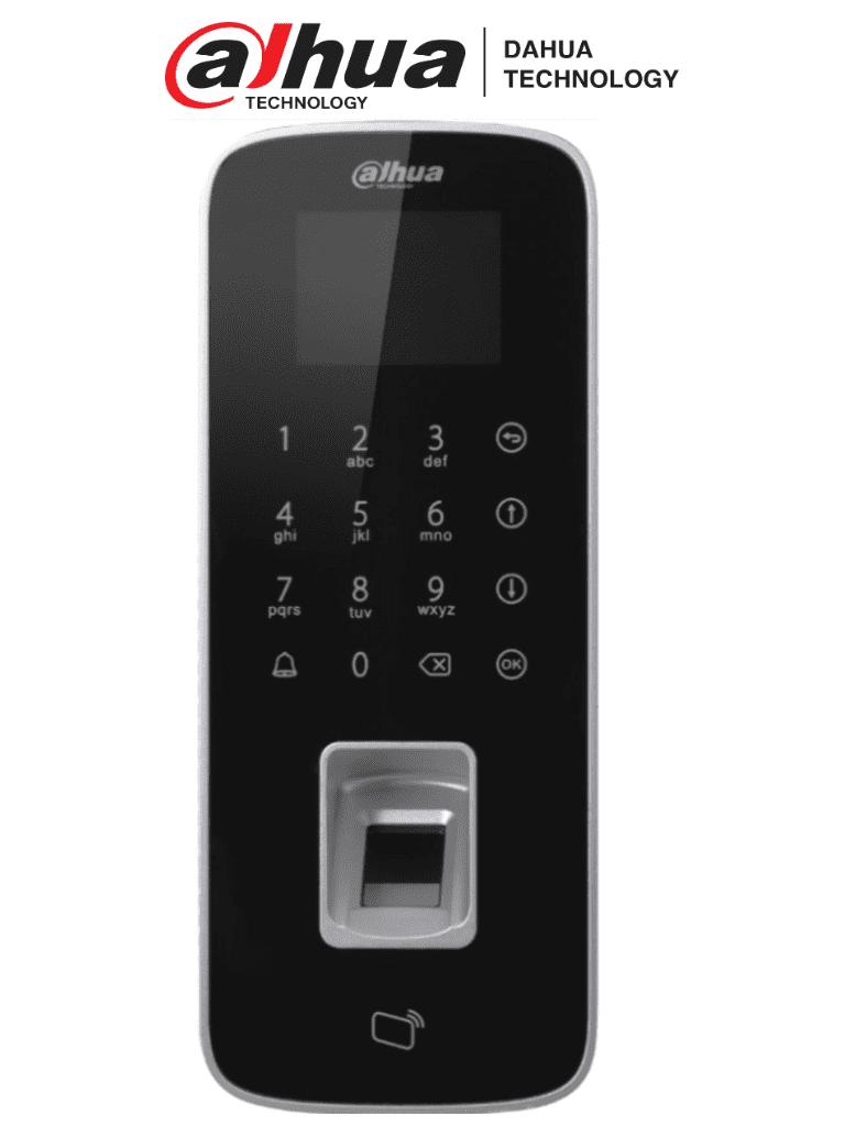 DAHUA ASI1212D-D - Control de Acceso con Teclado Touch/ 3,000 Huellas/ 30,000 Tarjetas ID