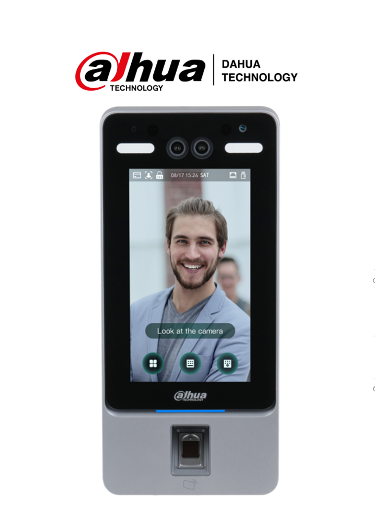 DAHUA ASI4214Y - Control de Acceso con Reconocimiento Facial/ P2P