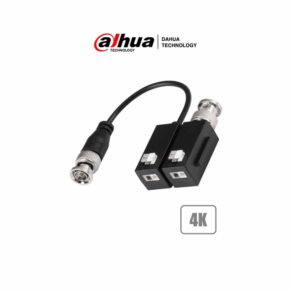 DAHUA PFM800B-4K - Par de Transceptores Pasivos 4k/ Resolución de Hasta 8 Megapíxeles