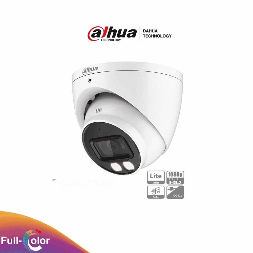 DAHUA HAC-HDW1239T-A-LED - Cámara Domo Full Color de 2 Megapíxeles/ 1080p