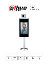 DAHUA DHI-ASI7223X-A-V1-T1 - Control de Acceso con Reconocimiento Facial  y Medición de Temperatura