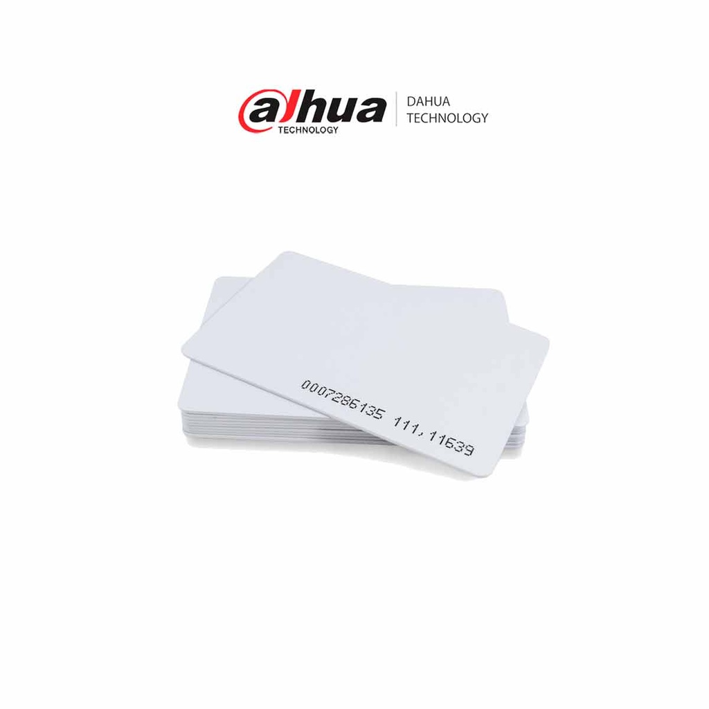 DAHUA ID-EM - Tarjeta de Proximidad ID para Control de Acceso/ 125KHZ/ Blanca/ (Tipo EM)
