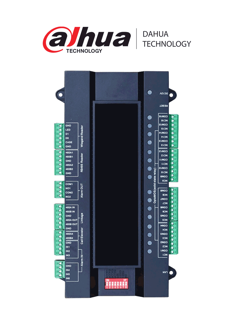 DAHUA VTM416 - Panel para Control de Elevadores administra 16 pisos