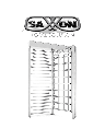 SAXXON GPC3 - Torniquete Sencillo / Alto Tráfico / Cuerpo Completo / Bidireccional 