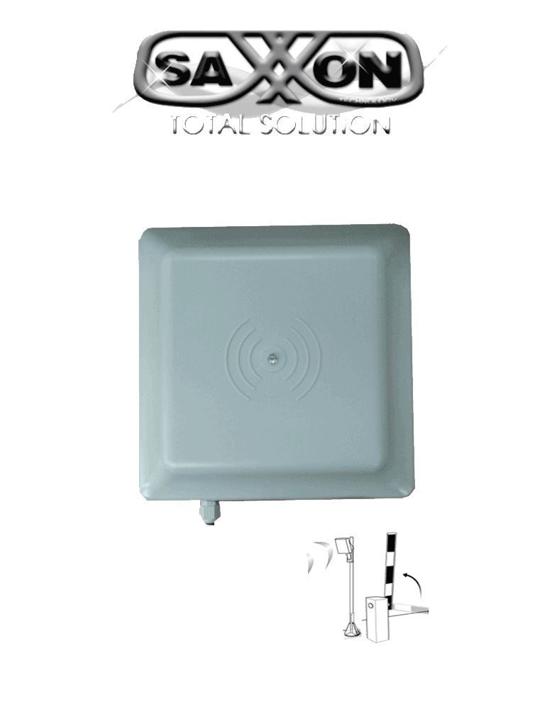 SAXXON SAXR2656 - Lectora de Tarjetas UHF para Control de Acceso Vehicular 