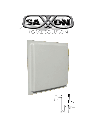 SAXXON SAXR2657 - Lectora de Tarjetas UHF para Control de Acceso Vehicular 